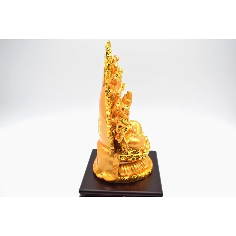 千手観音 仏像 樹脂製置物 台座付き 黄金色 大 : 横浜中華街龍 - 通販