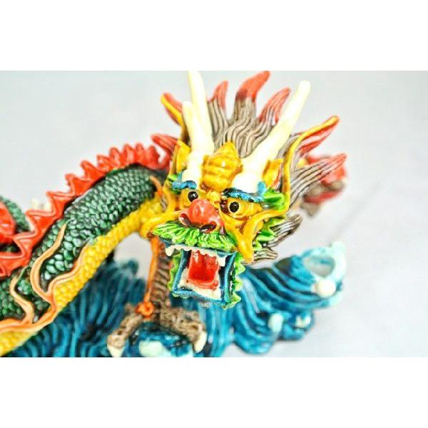 壺　置物　龍 楽天市場】磁州窯の掻き落とし壺【龍】（約）最大直径30×高さ75cm