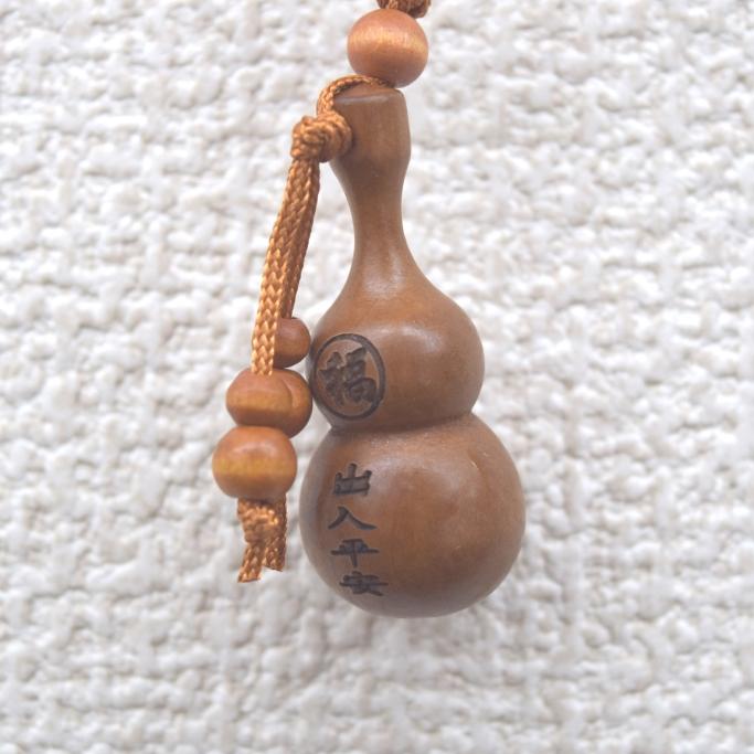玉製　鳥瓢箪　置物　送料込み250205 メール便OK】 ひょうたん 瓢箪 キーホルダー 選べる二種類 木製