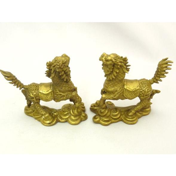 麒麟 置物 銅製 家庭円満 ペア : 横浜中華街龍 - 通販 - Yahoo