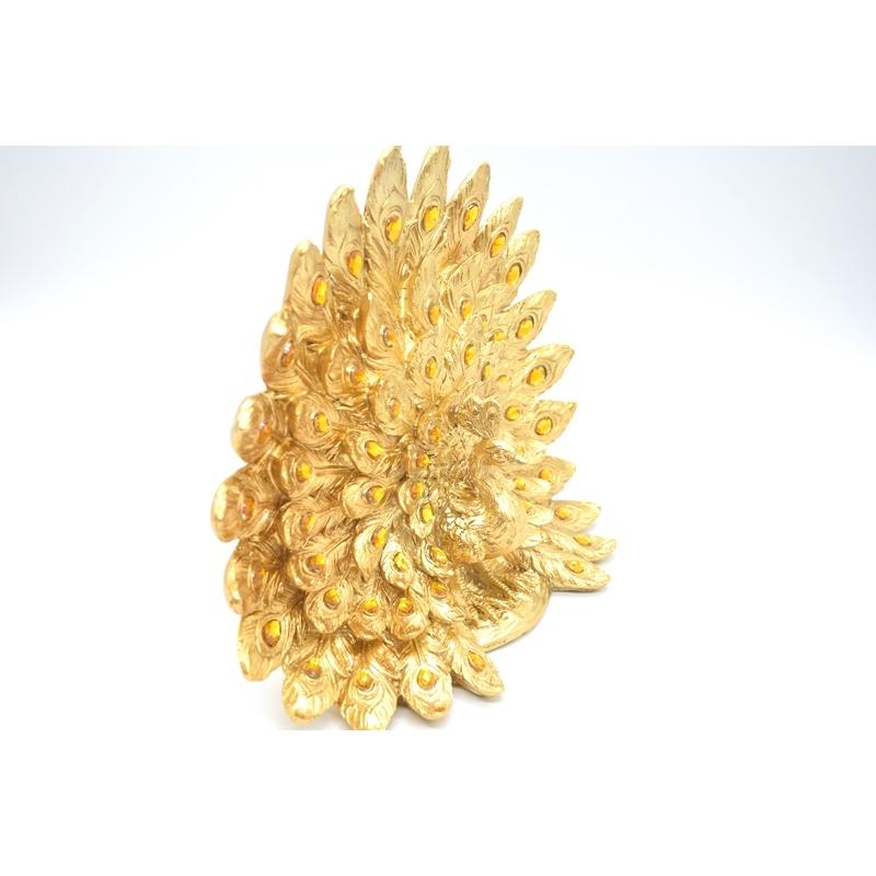 孔雀 鋳銅 置物 置物 孔雀 クジャク 純銅製 尾飾り アンティーク ホーム 装飾品