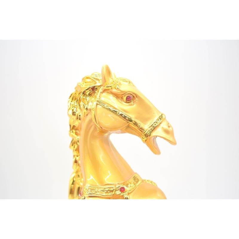 馬 午 樹脂製置物 金色 32cm うまくいく 十二支 :kurouma-3-02-gd:横浜