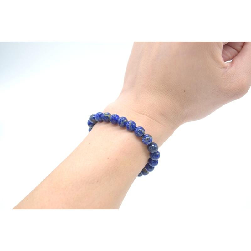 ラピスラズリ 瑠璃 天然石 パワーストーン ブレスレット アクセサリー 8mm |  | 04