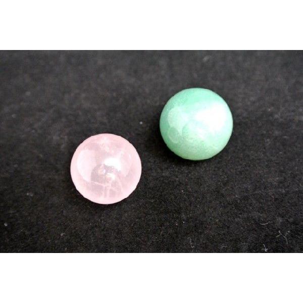 【メール便可】アベンチュリン ローズクォーツ 球体 お守り 選べる二種類 約20mm | 