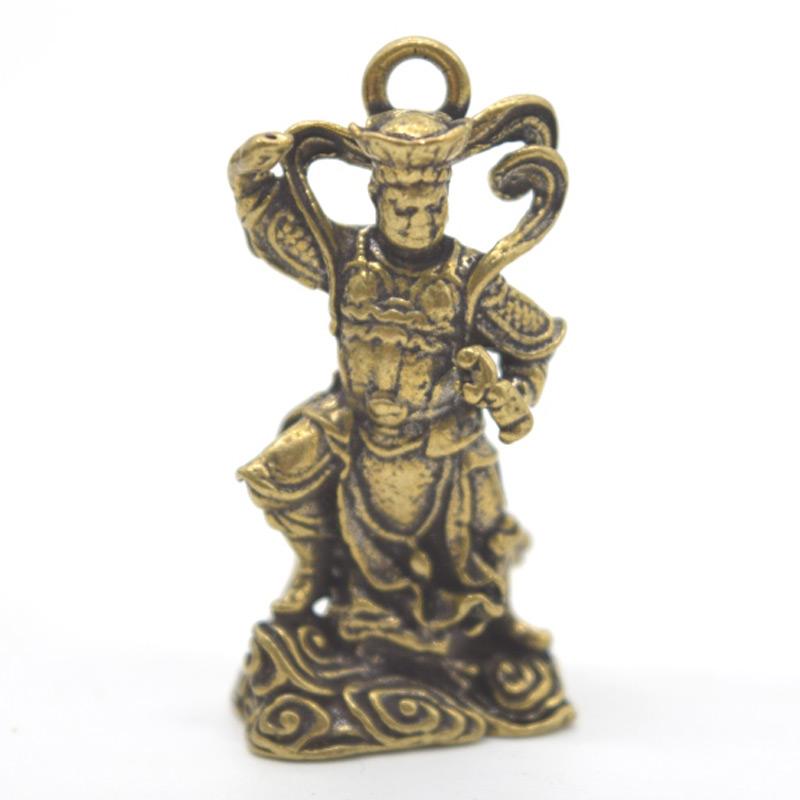 【メール便OK】 四天王 四大王 持国天 増長天 広目天 多聞天 四体セット  銅製置物 ミニチュアサイズ 風水インテリア 4cm |  | 06