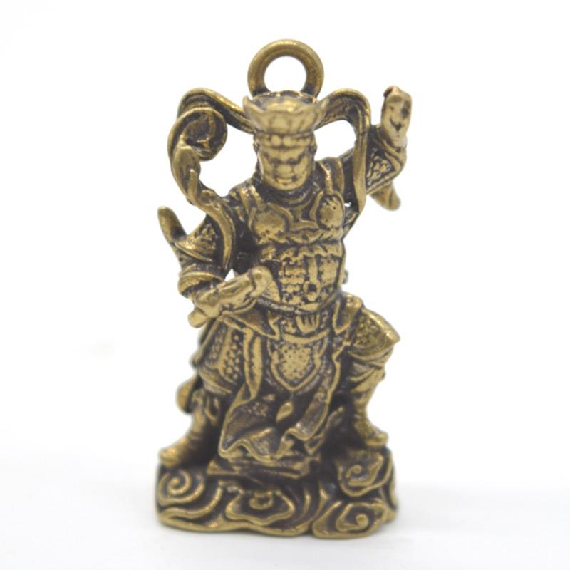 【メール便OK】 四天王 四大王 持国天 増長天 広目天 多聞天 四体セット  銅製置物 ミニチュアサイズ 風水インテリア 4cm |  | 07