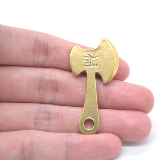 メール便OK】 福斧 オノ 銅製置物 ミニチュアサイズ 5cm 魔除け 招福