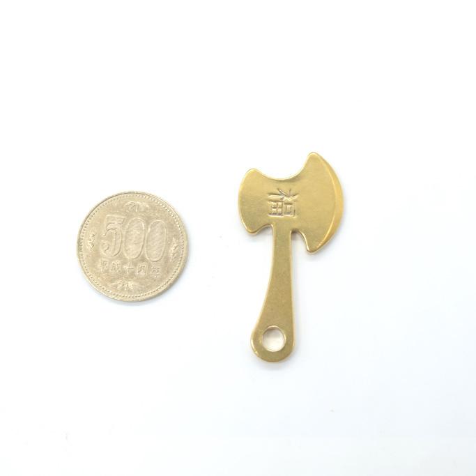 メール便OK】 福斧 オノ 銅製置物 ミニチュアサイズ 5cm 魔除け 招福