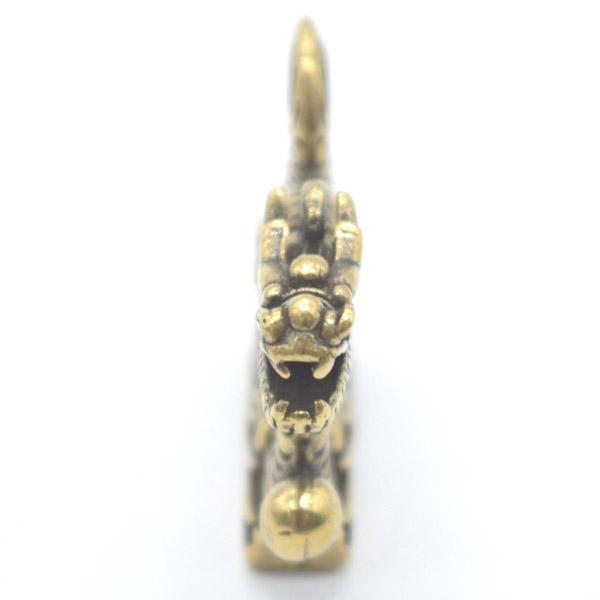 【メール便OK】 辰 龍の置物 ミニチュア 2.5cm 横長型 パーツアレンジ可能  金属製置物 四神 竜 |  | 07