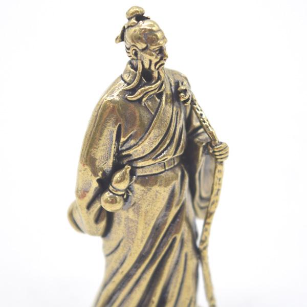 【メール便OK】 華佗 置物 7cm 金属製 ミニチュア 伝説の名医 |  | 06