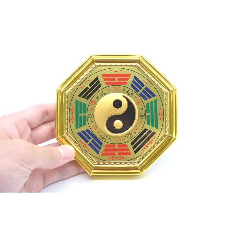 メール便OK】 風水八卦 気の安定盤 太極 陰陽 風水アイテム 12cm