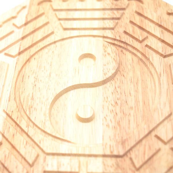 八卦 太極図 木製置物 気の安定盤 23cm 桃木 気の安定盤 厄除け 8寸 |  | 06