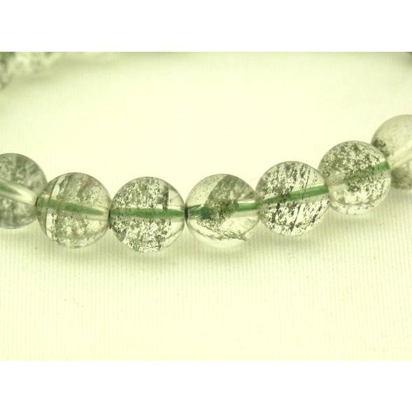 【順調にお金が入ってくる】グリーンファントム（緑幽霊）パワーストーンブレスレット　9mm　◆一点もの◆ |  | 02