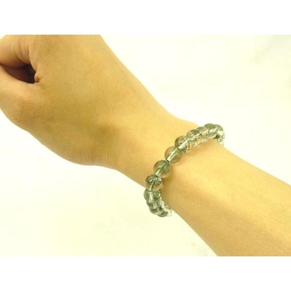 【順調にお金が入ってくる】グリーンファントム（緑幽霊）パワーストーンブレスレット　9mm　◆一点もの◆ |  | 05