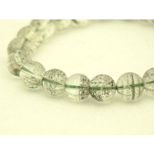 【順調にお金が入ってくる】グリーンファントム（緑幽霊）パワーストーンブレスレット　9mm　◆一点もの◆ |  | 02
