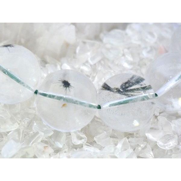 【貴重：うに型グリーンファントム】グリーンファントム（緑幽霊）パワーストーンブレスレット　15mm　◆一点もの◆ |  | 01