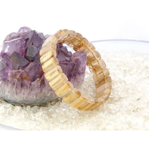 最高の金運・決断力】金針水晶（ルチルクォーツ） パワーストーン