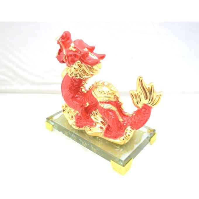 龍 置物 風水 インテリア 開運 赤 ガラス台座 総合運 中 Ryu 03 030 株式会社龍 通販 Yahoo ショッピング