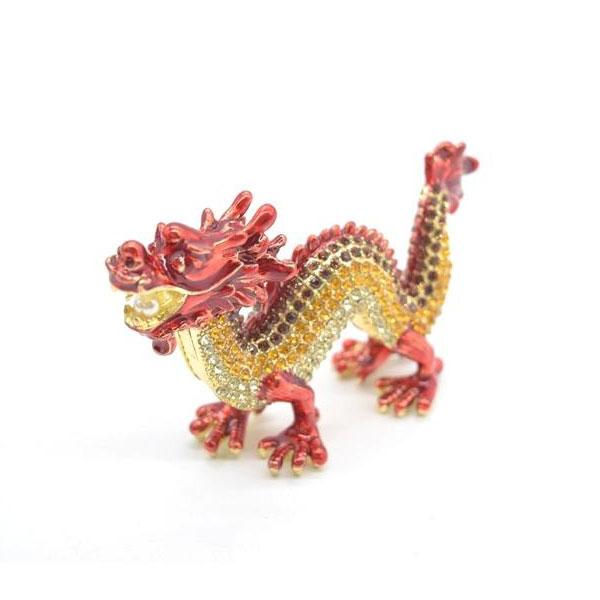 七宝焼き 龍 竜 五本爪 金属製置物 赤 朱色 風水インテリア 6cm Ryu 03 041 Red 横浜中華街龍 通販 Yahoo ショッピング