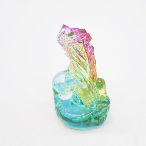 辰 龍の置物 半透明 樹脂製 6cm グラデーションカラー 竜 |  | 02