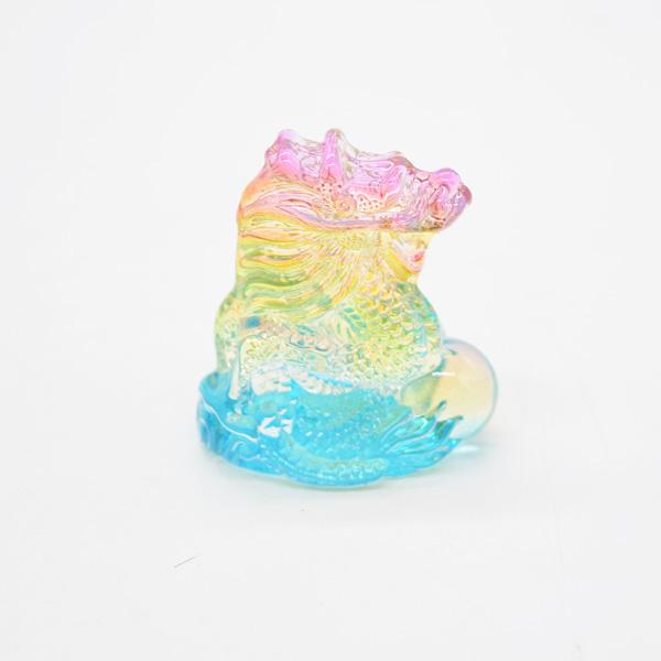辰 龍の置物 半透明 樹脂製 5cm グラデーションカラー 竜 |  | 04