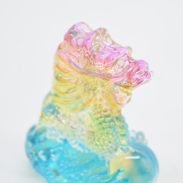 辰 龍の置物 半透明 樹脂製 5cm グラデーションカラー 竜 |  | 08
