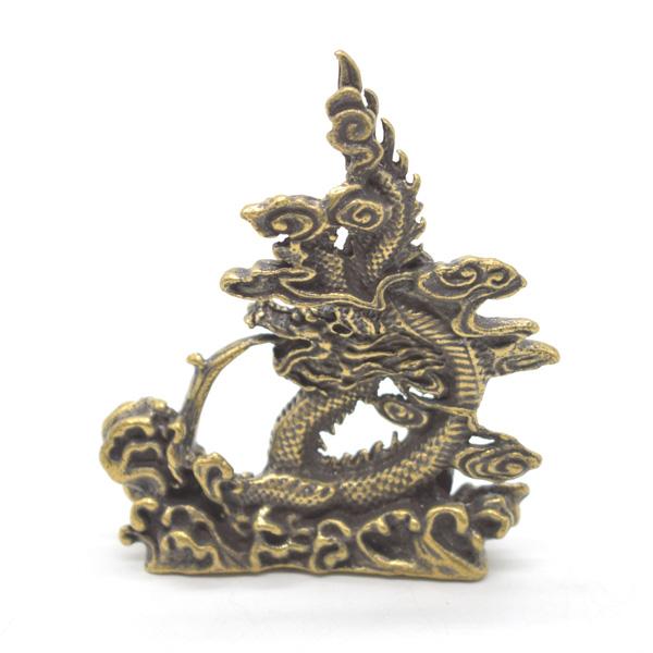 辰 龍の置物 銅製 8cm 縦タイプ 薄型 四神 竜 |  | 02