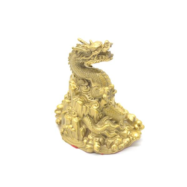 龍の置物 竜 縦型 10cm 銅製 五本爪 印 如意宝珠 ドラゴン |  | 03