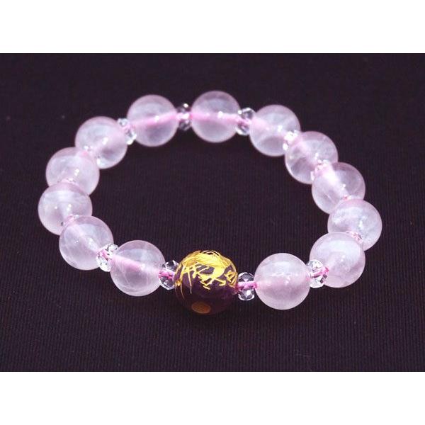 龍 金彫り龍アメジスト 魔除け・邪気祓い パワーストーンブレスレット |  | 02