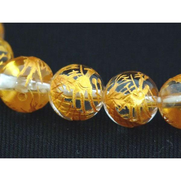 龍 金彫り龍水晶 魔除け・邪気祓い パワーストーンブレスレット |  | 01