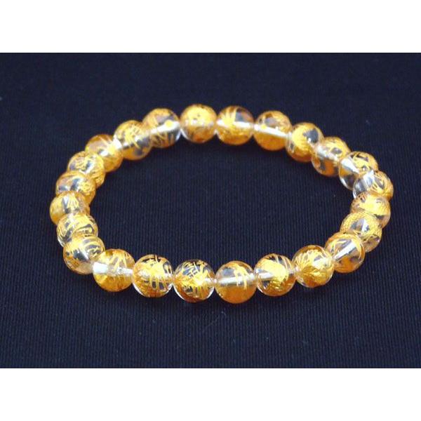 龍 金彫り龍水晶 魔除け・邪気祓い パワーストーンブレスレット |  | 02