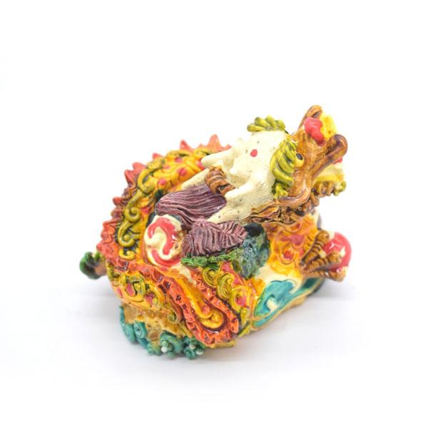 龍の置物 龍 カラフル 樹脂製置物 彩色済み 6cm : 横浜中華街龍 - 通販