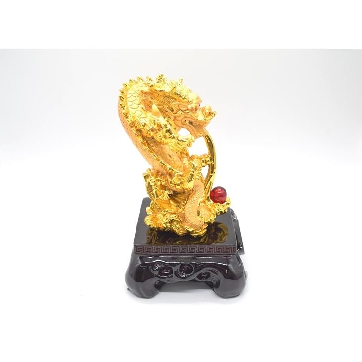 龍の置物 龍 樹脂製置物 風水インテリア 金色 37cm 総合運 |  | 05