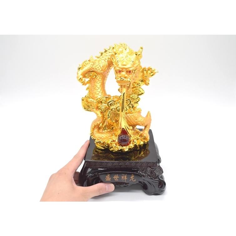 龍の置物 龍 樹脂製置物 風水インテリア 金色 37cm 総合運 |  | 07