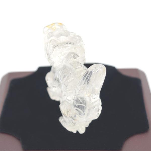 龍の置物 竜 水晶 黄水晶入り 7.5cm 天然石製 クリスタル パワーストーン |  | 02