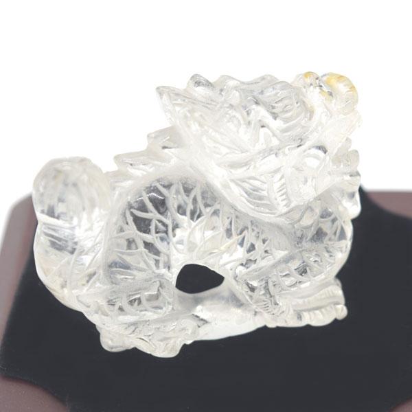 龍の置物 竜 水晶 黄水晶入り 7.5cm 天然石製 クリスタル パワーストーン |  | 03