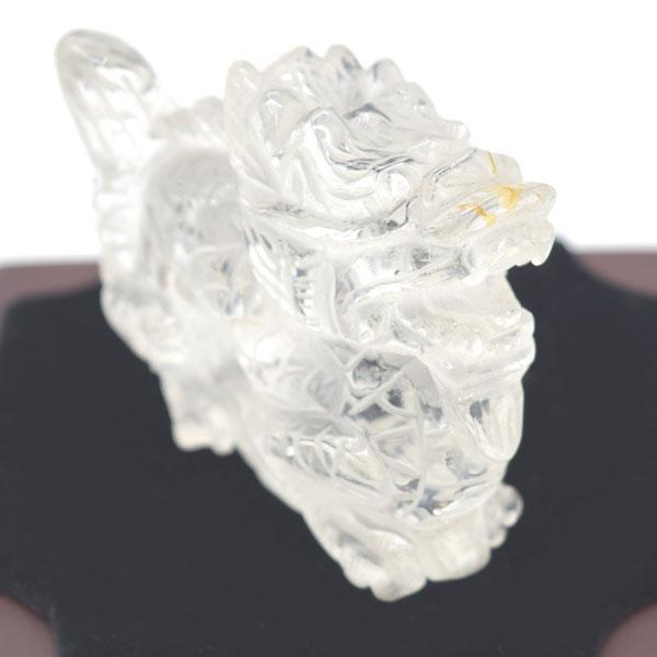 龍の置物 竜 水晶 黄水晶入り 7.5cm 天然石製 クリスタル パワーストーン |  | 04