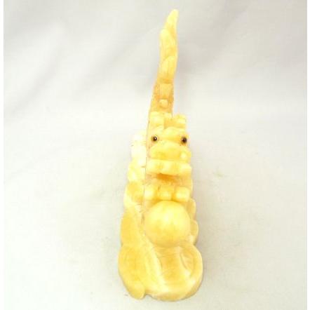 龍 黄玉石置物 銅杯 元宝 福敷き物 インテリアセット 総合運 |  | 02