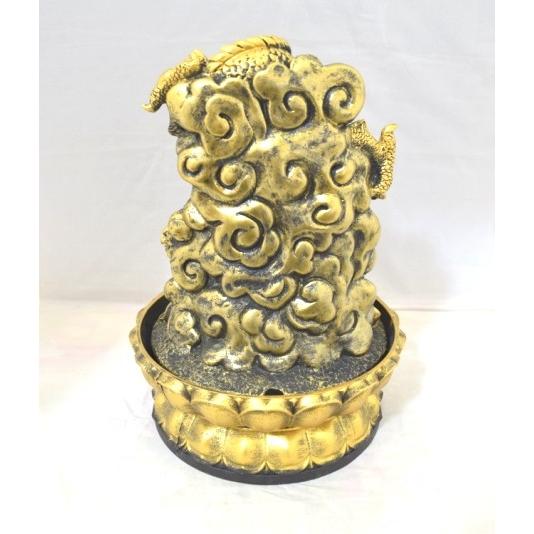 龍の置物 龍 黄金雲龍 噴水置物 樹脂製 インテリア 32cm |  | 04