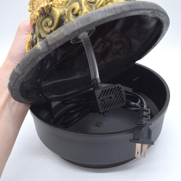 龍の置物 昇龍 噴水置物 樹脂製 風水インテリア モーター駆動 30cm LED発光 |  | 10