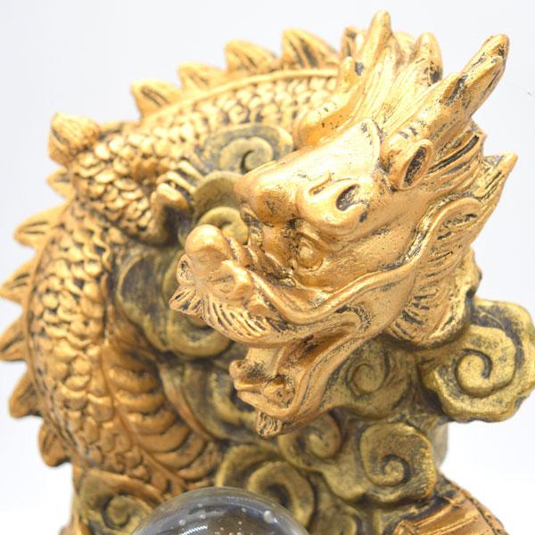龍の置物 昇龍 噴水置物 樹脂製 風水インテリア モーター駆動 30cm LED発光 |  | 06