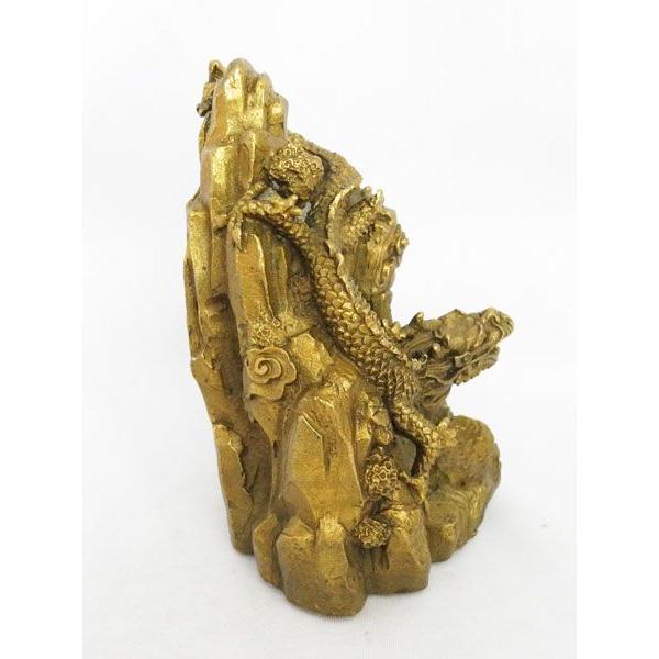 龍の置物 龍脈 山水龍 銅製置物 全体運 風水インテリア 14cm 龍の置物 龍脈 山水龍 銅製置物 全体運 風水インテリア 14cm