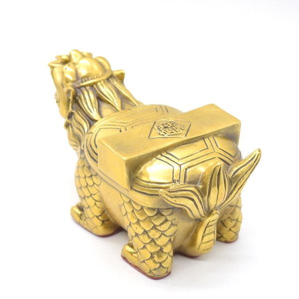 竜生九子 贔屓 銅製 置物 15cm 龍の子 ひいき ヒキ ビシ |  | 02