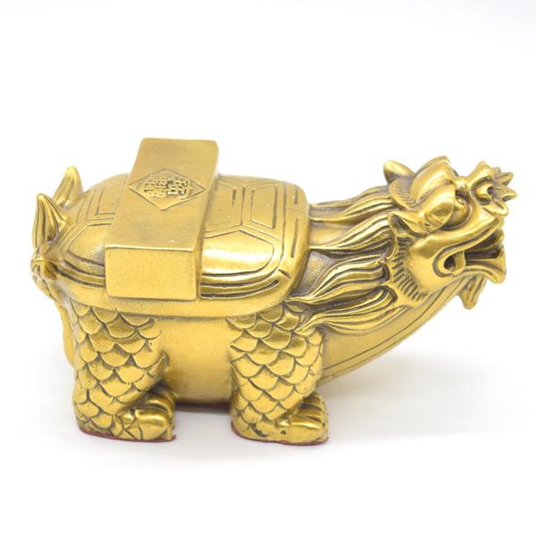 竜生九子 贔屓 銅製 置物 15cm 龍の子 ひいき ヒキ ビシ |  | 04