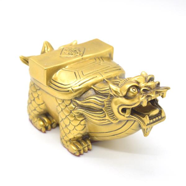 竜生九子 贔屓 銅製 置物 15cm 龍の子 ひいき ヒキ ビシ |  | 05