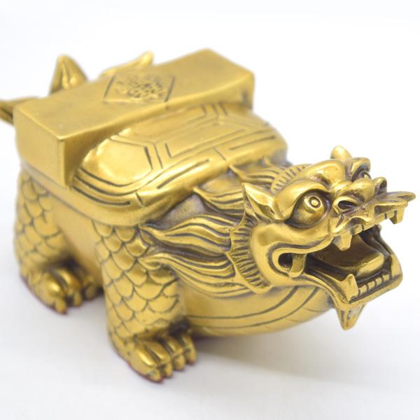 竜生九子 贔屓 銅製 置物 15cm 龍の子 ひいき ヒキ ビシ |  | 08