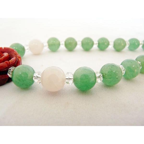 薔薇彫りサンゴ 珊瑚 ローズクォーツ アベンチュリン パワーストーン 天然石ネックレス 首飾り 女性のお守り 厄よけ 安産祈願 |  | 02