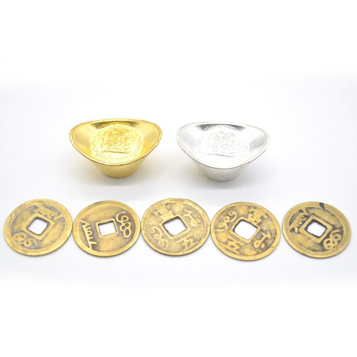 古銭アンティーク/装飾品【年代物】 中華 即購入OK 楽天市場】レプリカ 中国古銭（2024） 招財進寶 10枚セット【ネコポス