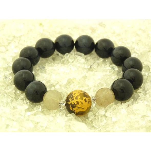 金彫り四神タイガーアイ ブルータイガーアイ ルチルクォーツ 虎目石