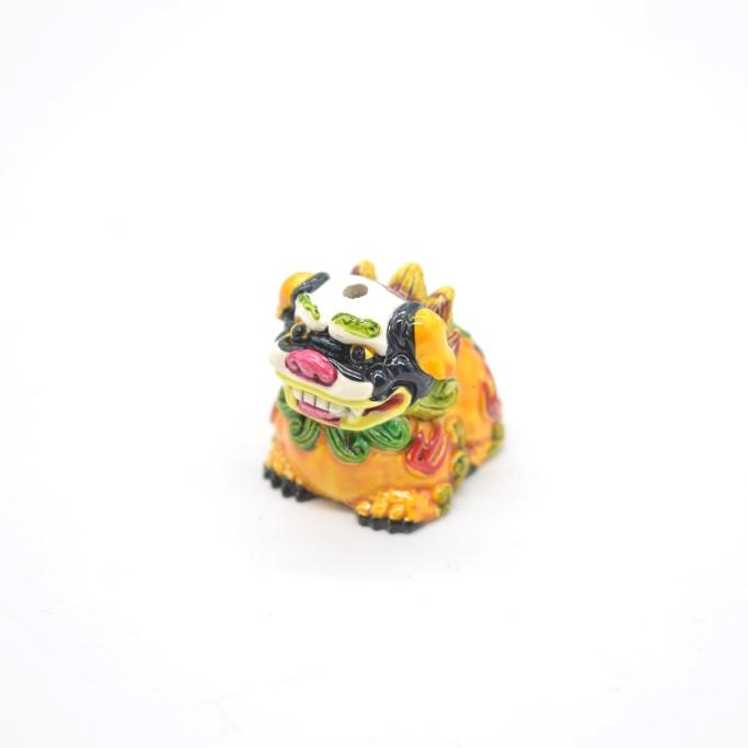 獅子 ミニチュアサイズ フルカラー 樹脂製置物 ミニパーツ 2.5cm 魔